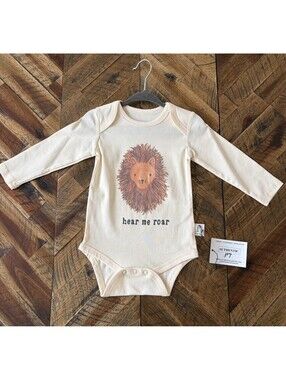 New Boutique Baby Bodysuit Lion says Hear Me Roar Size 3-6M